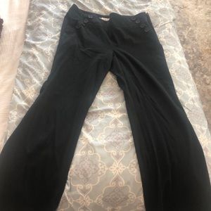 Loft black dress pants Kate style size 8